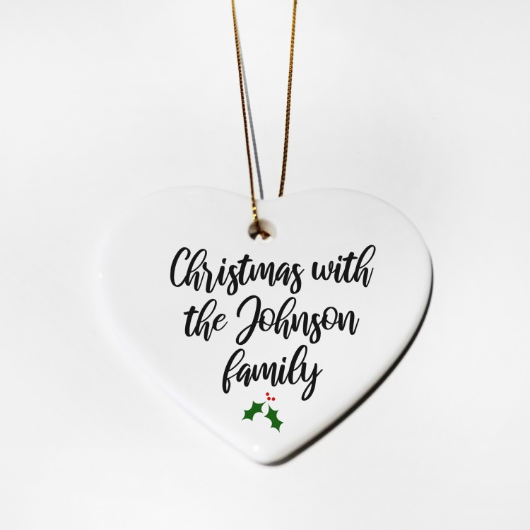 Personalised Ceramic Heart - Different Designs